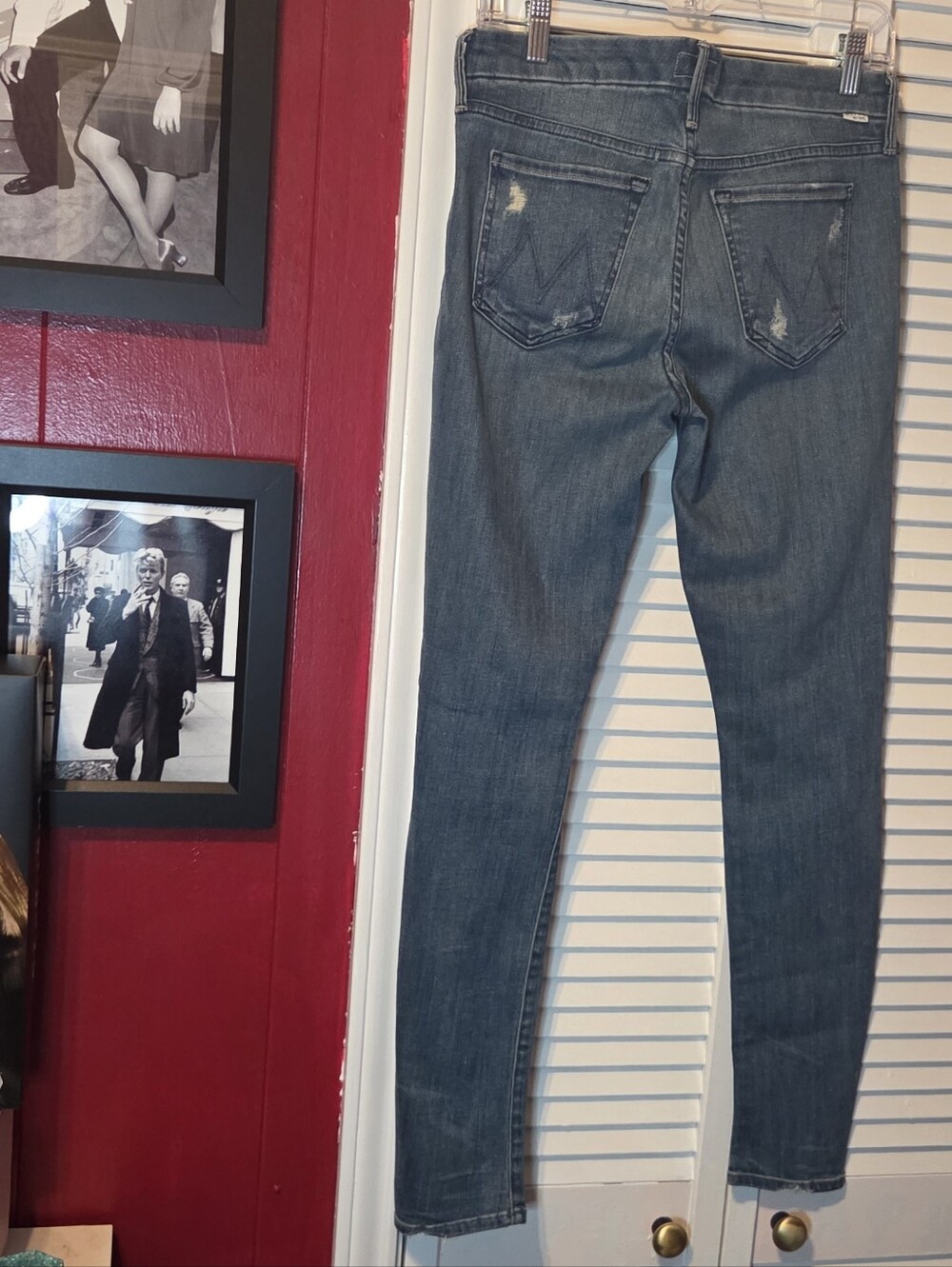 Mint condition!! Mother The Looker Jeans in Graffiti Girl SZ 28 - Picture 7 of 14